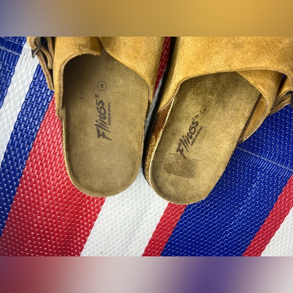 ✨🥳 NWOT - Flings - Zurich - Two Strap Brown Leather Sandals - Women’s Size 8 - Picture 10 of 12